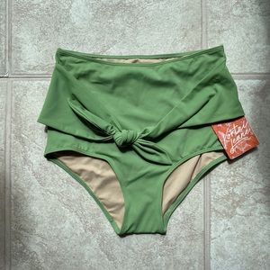 Kortni Jeane Small Tie Up Bottoms Seagrass Green